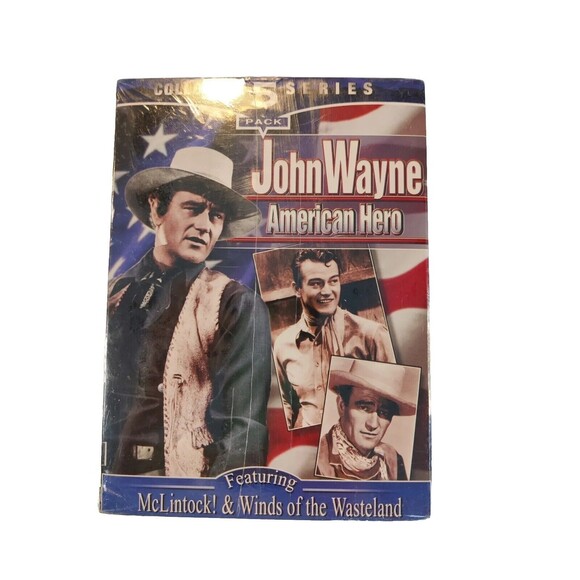 John Wayne - American Hero of the Movies (VHS, 2002, 5-Tape Set)-New Sealed - Picture 1 of 6